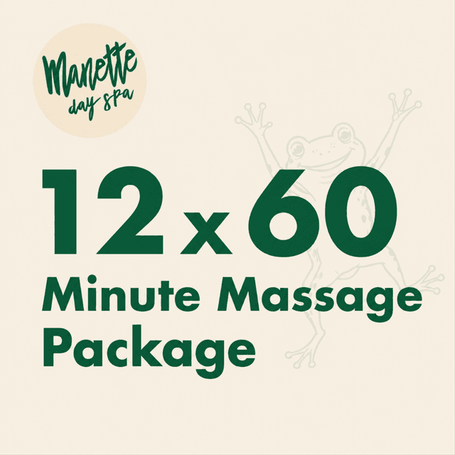 12 x 60-Minute Massage Package at Manette Day Spa in Bremerton, WA