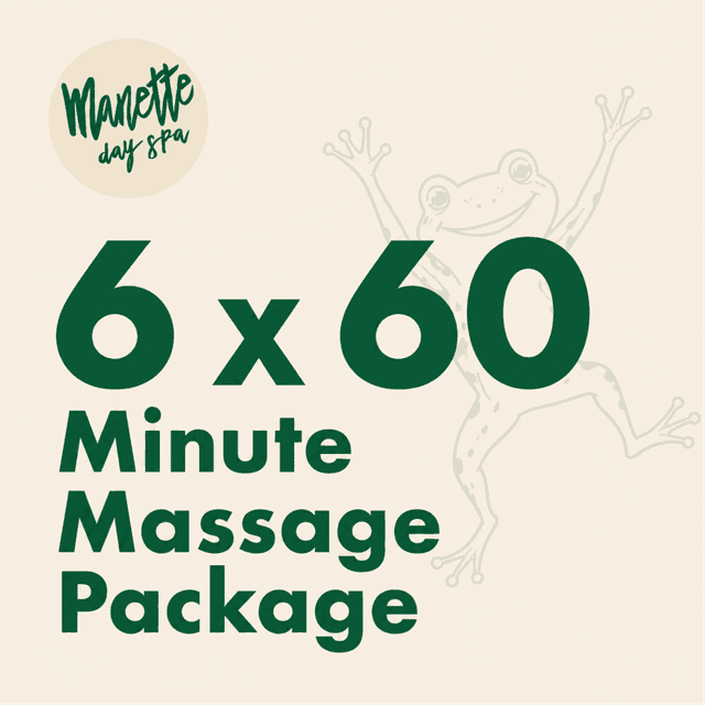 6 x 60-Minute Massage Package at Manette Day Spa in Bremerton, WA
